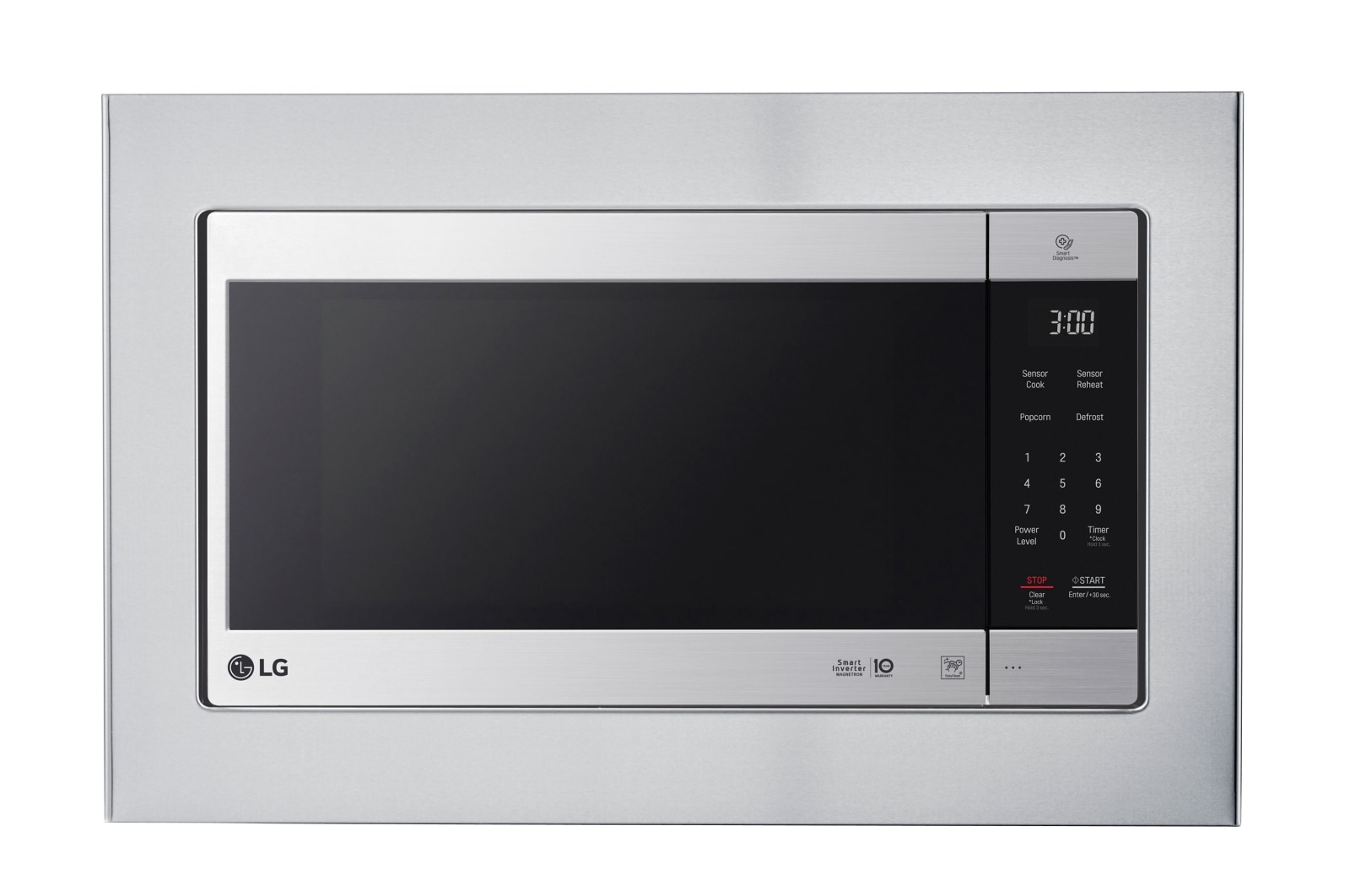 Front view of Microwave Trim Kit MK2030NST