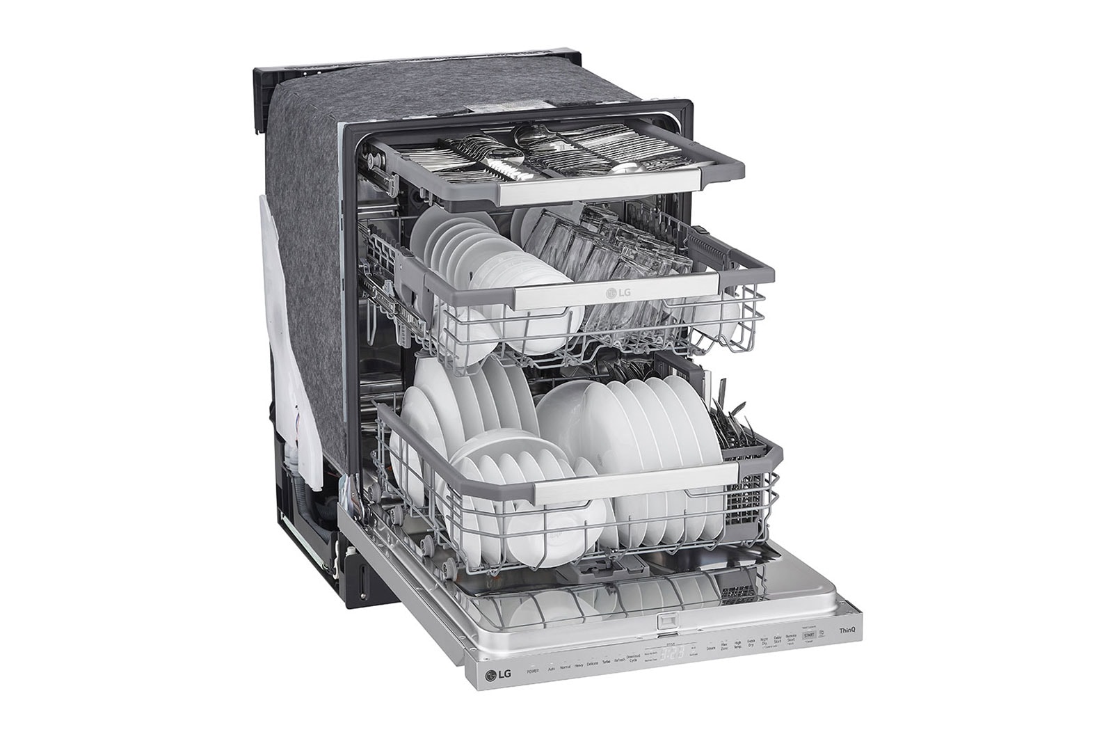 LG Smart Top Control Dishwasher with QuadWash? Pro, TrueSteam? and Dynamic Dry?, LDPS6762S