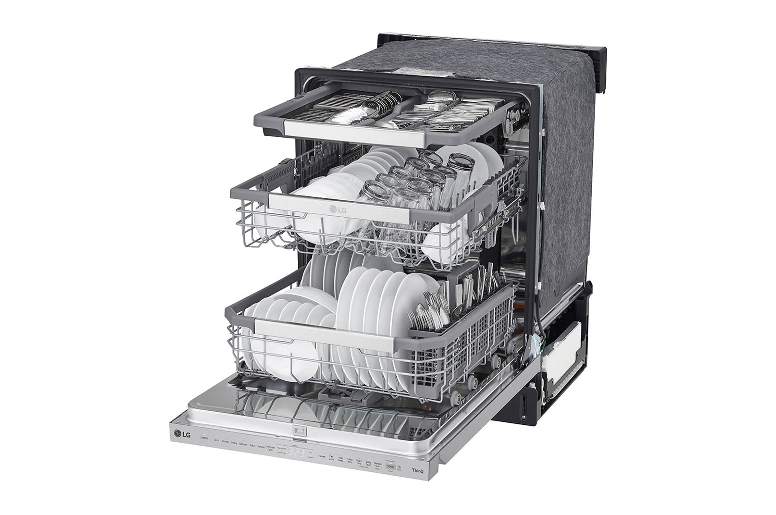 LG Smart Top Control Dishwasher with QuadWash? Pro, TrueSteam? and Dynamic Dry?, LDPS6762S