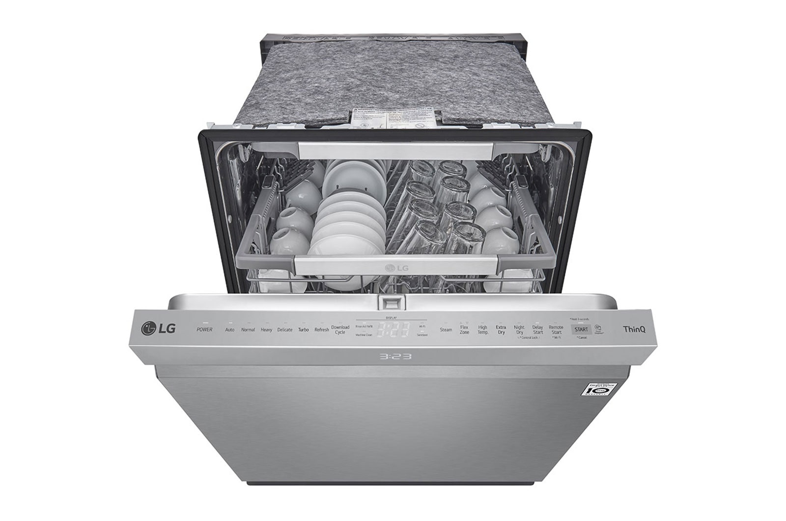 LG Smart Top Control Dishwasher with QuadWash? Pro, TrueSteam? and Dynamic Dry?, LDPS6762S