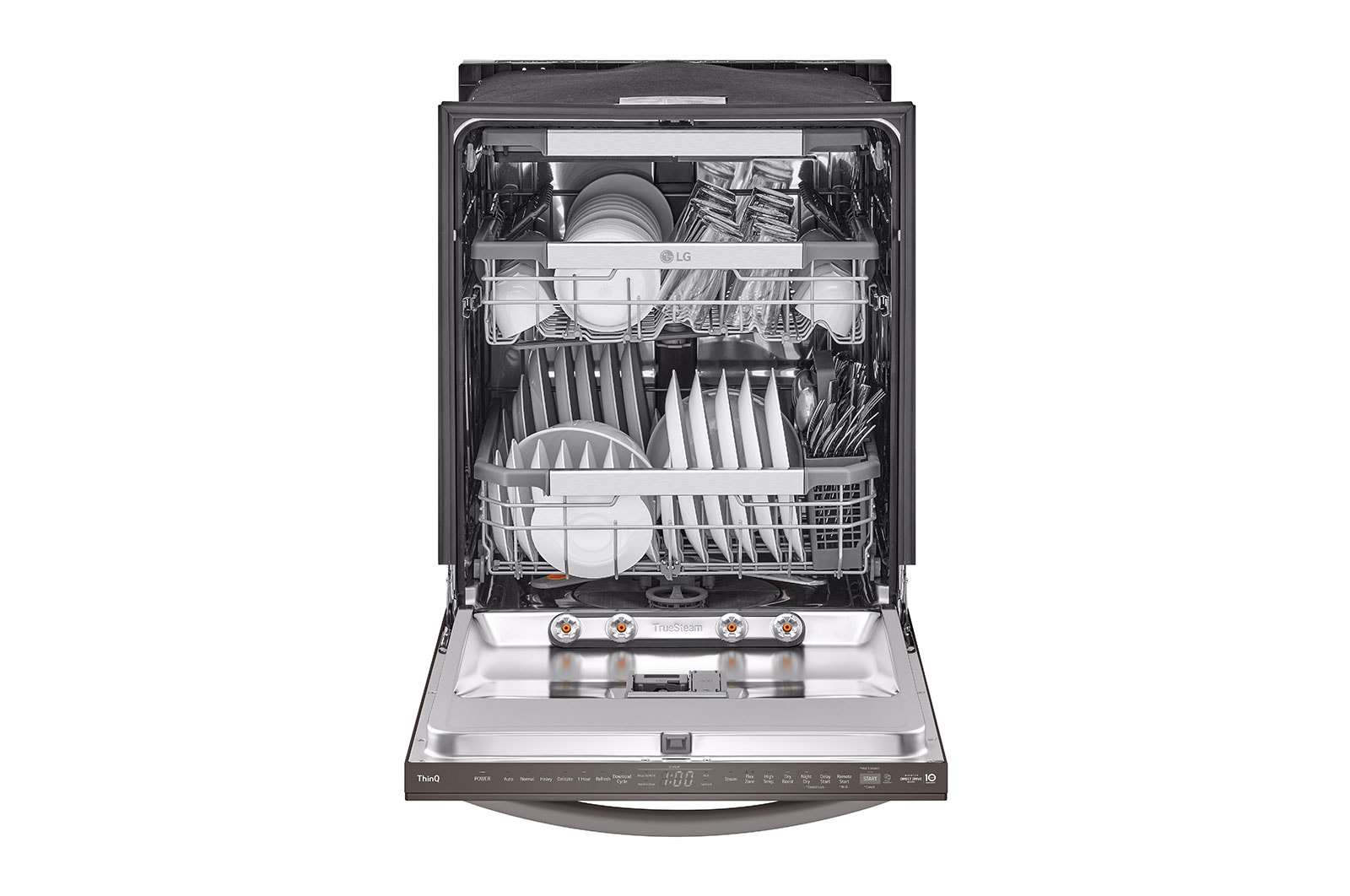 LG Smart Top Control Dishwasher with 1-Hour Wash & Dry, QuadWash? Pro?, TrueSteam? and Dynamic Heat Dry??, LDTH7972D
