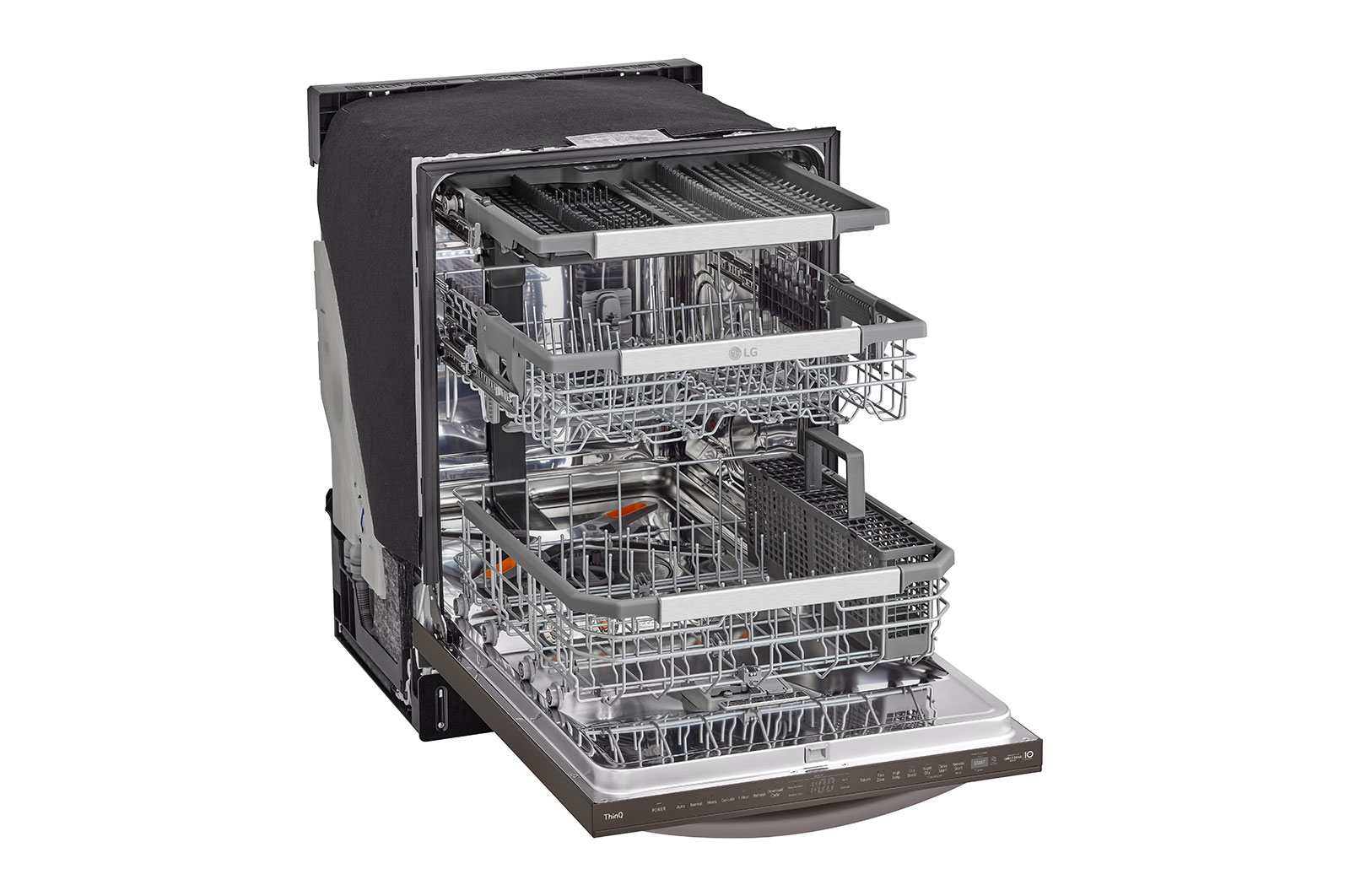 LG Smart Top Control Dishwasher with 1-Hour Wash & Dry, QuadWash? Pro?, TrueSteam? and Dynamic Heat Dry??, LDTH7972D