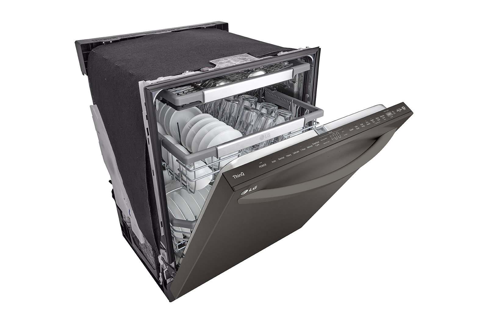 LG Smart Top Control Dishwasher with 1-Hour Wash & Dry, QuadWash? Pro?, TrueSteam? and Dynamic Heat Dry??, LDTH7972D