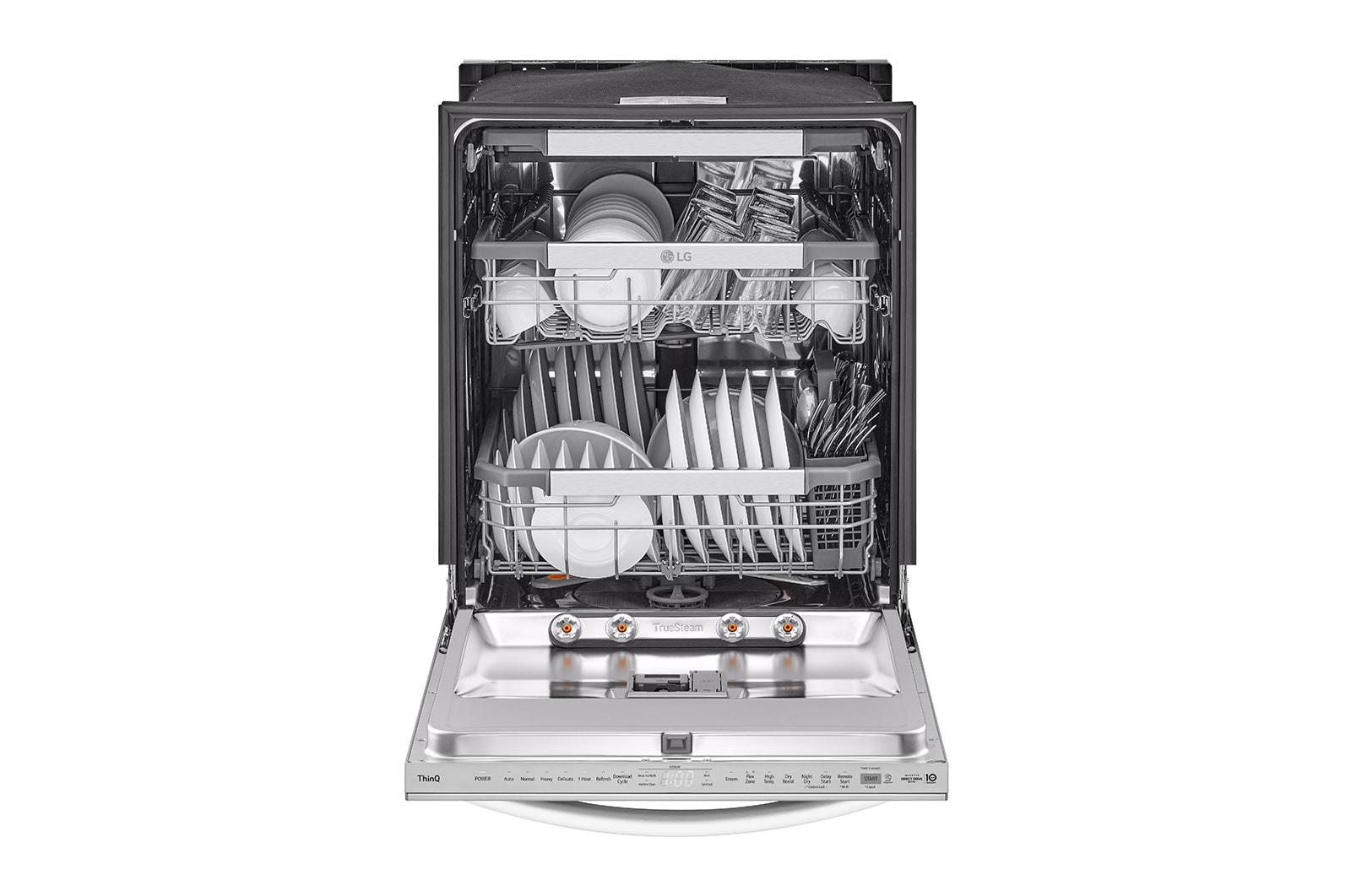 LG Smart Top Control Dishwasher with 1-Hour Wash & Dry, QuadWash Pro?, TrueSteam?, and Dynamic Heat Dry?, LDTH7972S