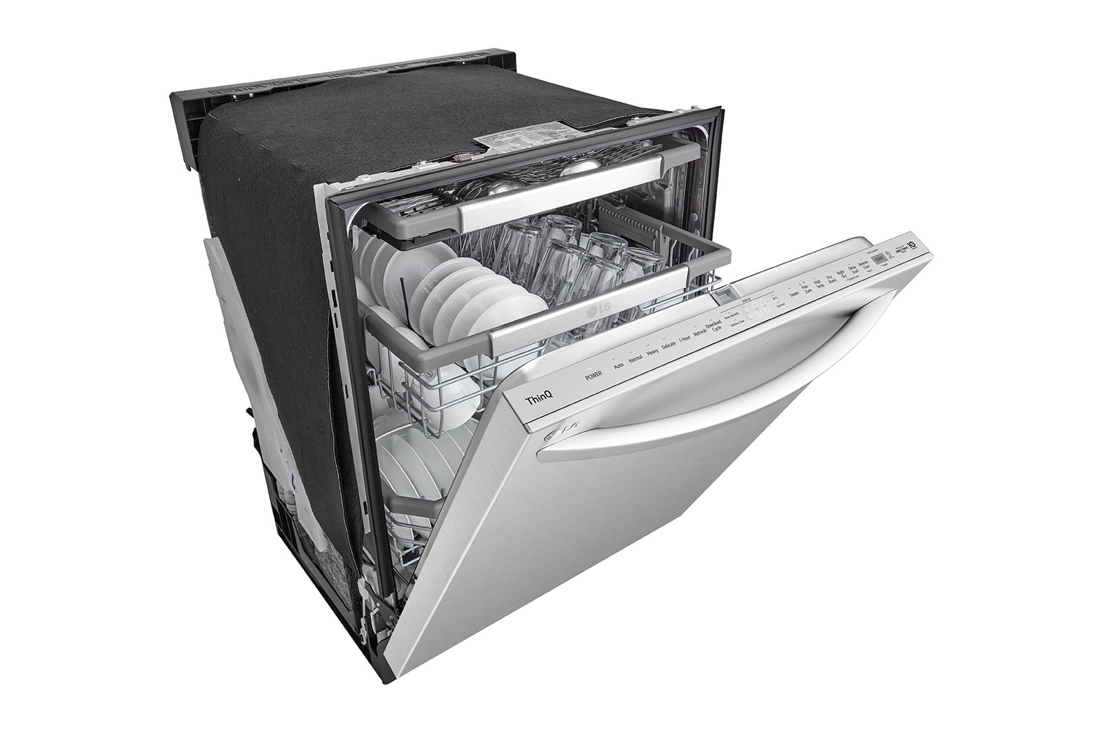 LG Smart Top Control Dishwasher with 1-Hour Wash & Dry, QuadWash Pro?, TrueSteam?, and Dynamic Heat Dry?, LDTH7972S