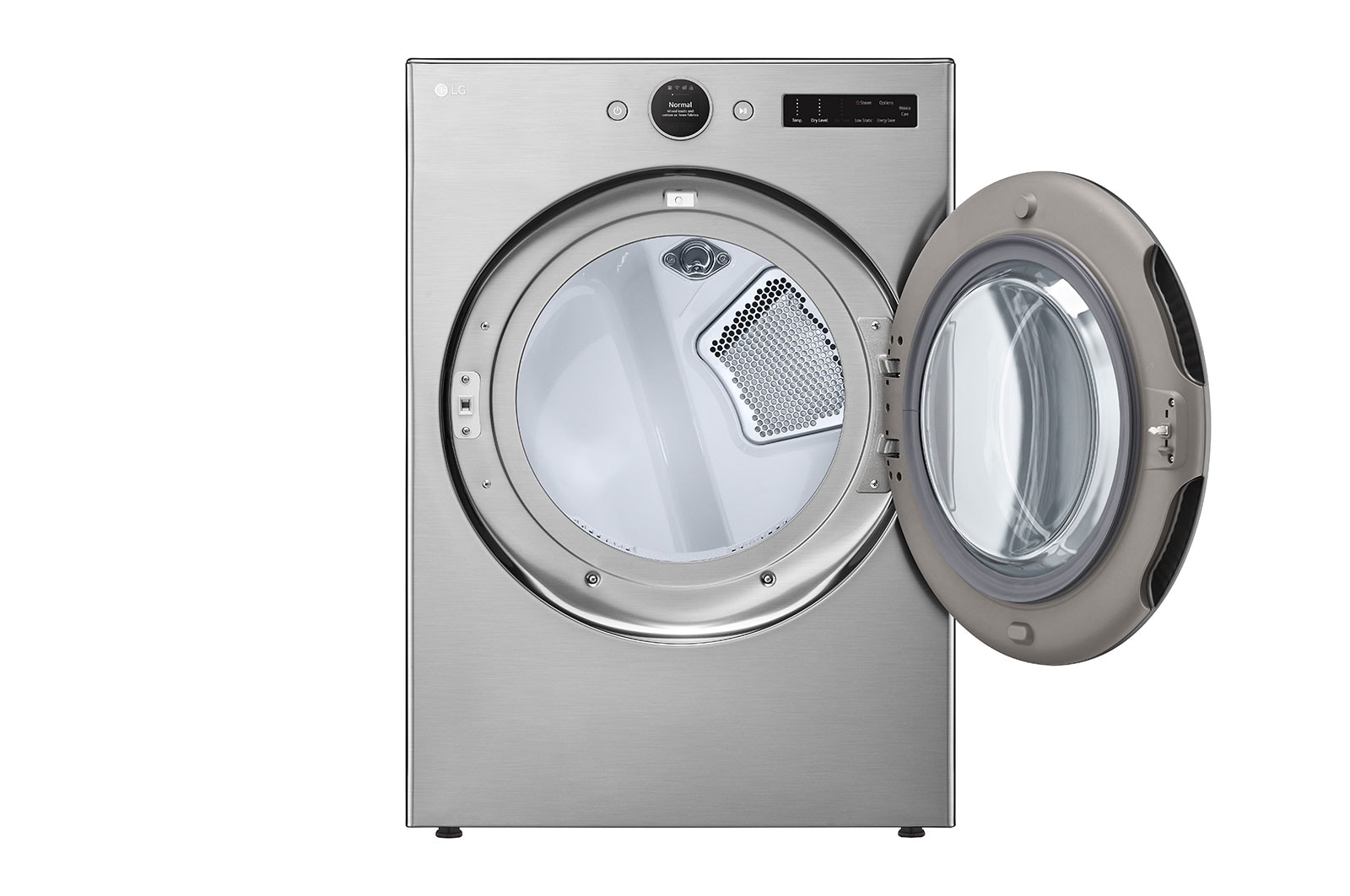 LG 7.4 cu. ft. Ultra Large Capacity Smart Front Load Electric ENERGY STAR<sup>?</sup> Dryer with Sensor Dry & Steam Technology, DLEX5500V