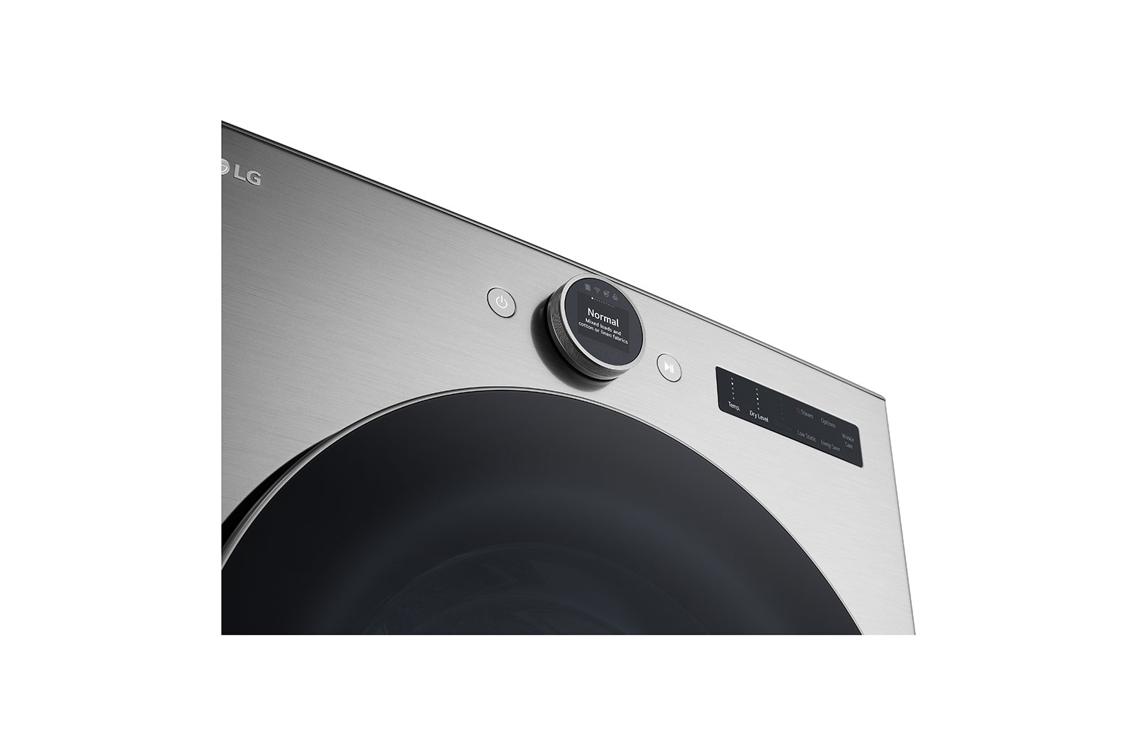 LG 7.4 cu. ft. Ultra Large Capacity Smart Front Load Electric ENERGY STAR<sup>?</sup> Dryer with Sensor Dry & Steam Technology, DLEX5500V
