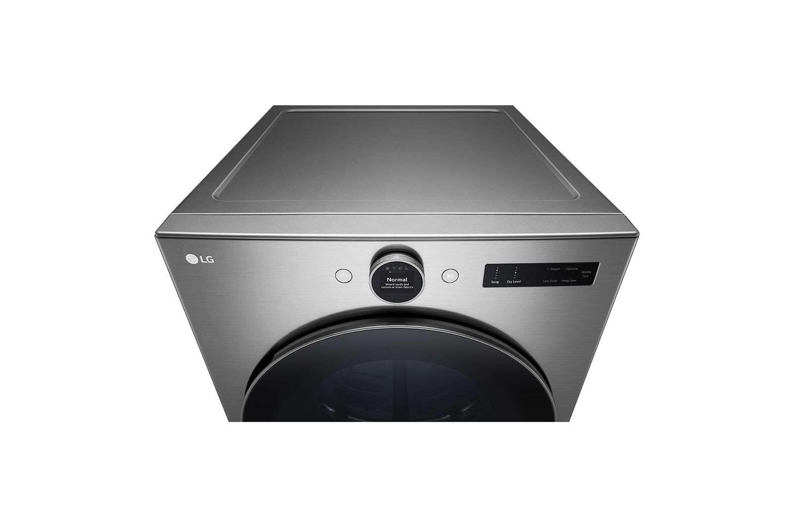 LG 7.4 cu. ft. Ultra Large Capacity Smart Front Load Electric ENERGY STAR<sup>?</sup> Dryer with Sensor Dry & Steam Technology, DLEX5500V