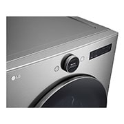 LG 7.4 cu. ft. Ultra Large Capacity Smart Front Load Electric ENERGY STAR<sup>?</sup> Dryer with Sensor Dry & Steam Technology, DLEX5500V