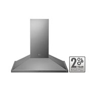 Front view of Wall Mount Chimney Hood with model name LSHD3080ST