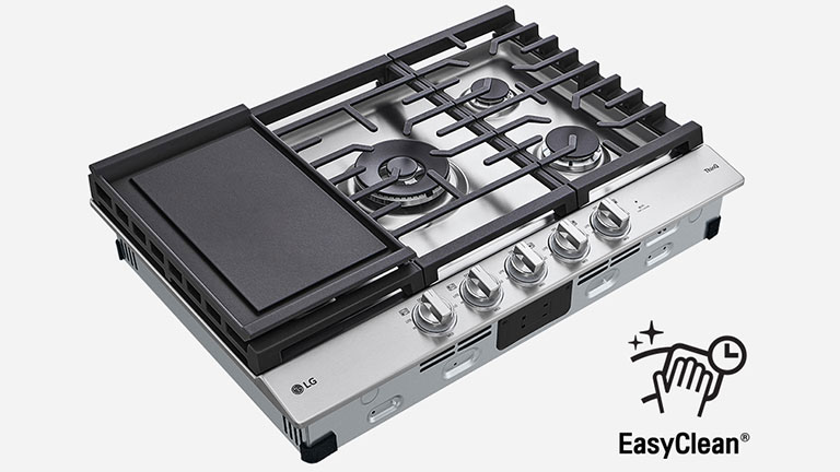 EasyClean? Stainless Steel Cooktop