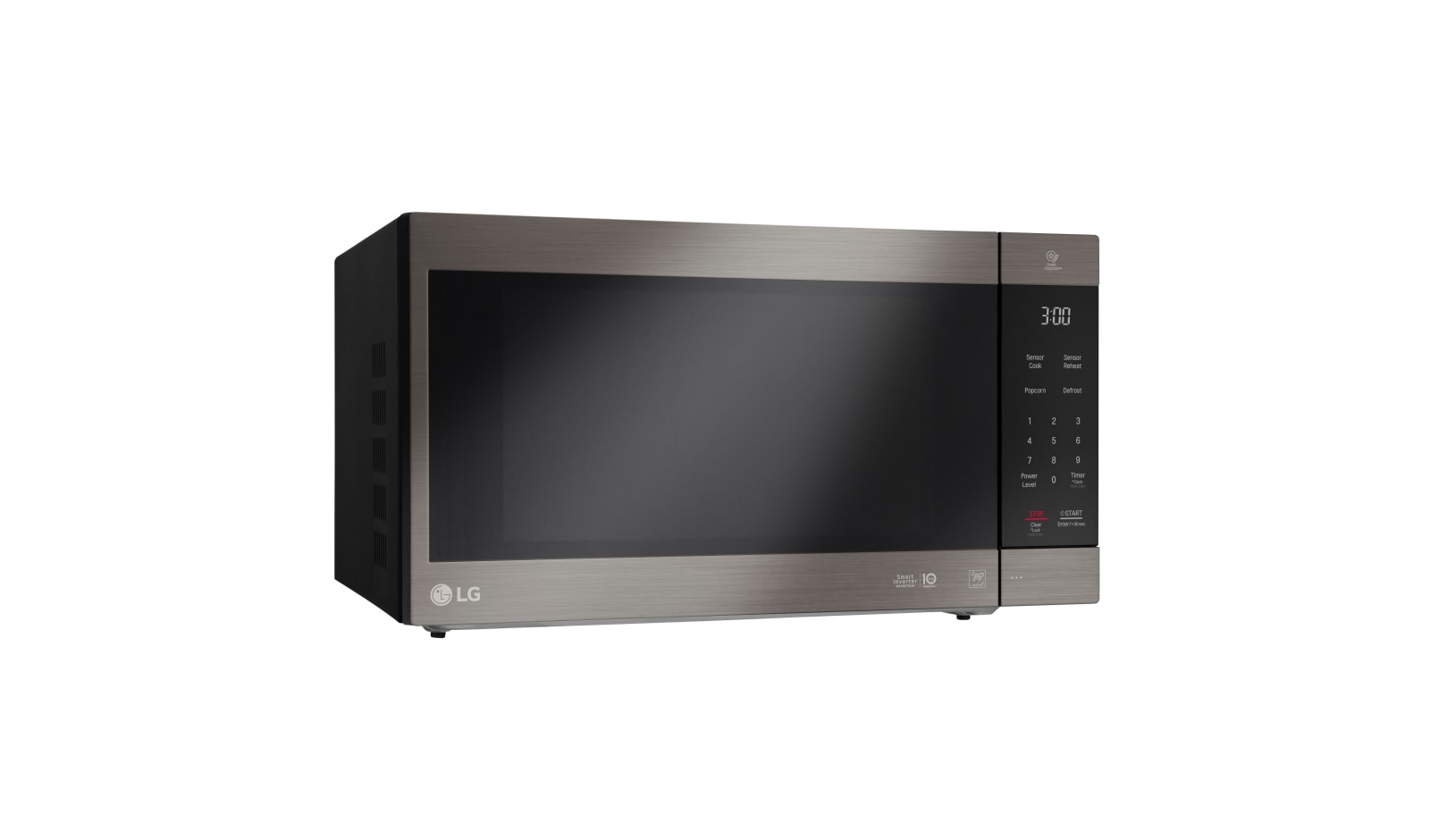 LG Black Stainless Steel Series 2.0 cu. ft. NeoChef? Countertop Microwave with Smart Inverter and EasyClean?, LMC2075BD