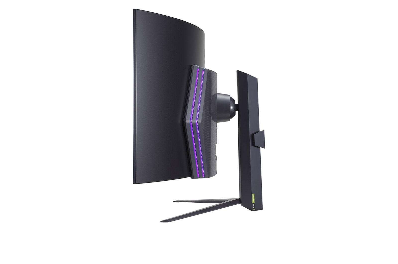 LG 45'' UltraGear? OLED Curved Gaming Monitor WQHD with 240Hz Refresh Rate 0.03ms (GtG) Response Time, 45GR95QE-B