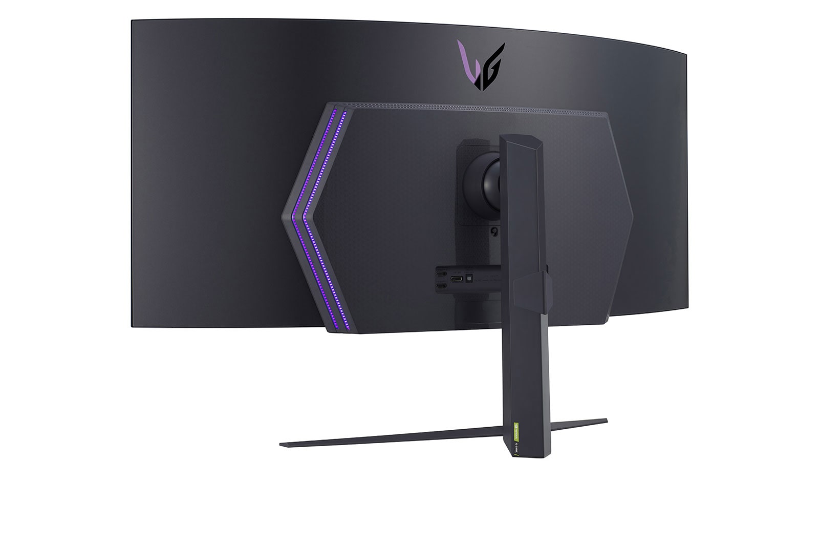 LG 45'' UltraGear? OLED Curved Gaming Monitor WQHD with 240Hz Refresh Rate 0.03ms (GtG) Response Time, 45GR95QE-B
