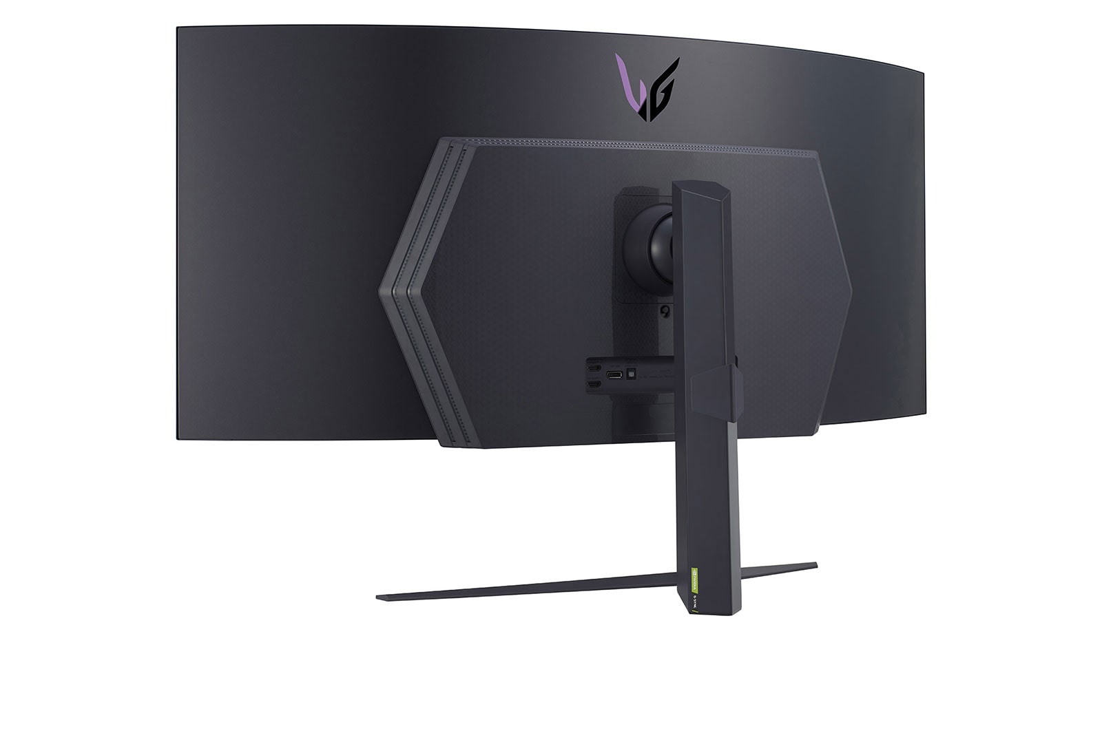 LG 45'' UltraGear? OLED Curved Gaming Monitor WQHD with 240Hz Refresh Rate 0.03ms (GtG) Response Time, 45GR95QE-B