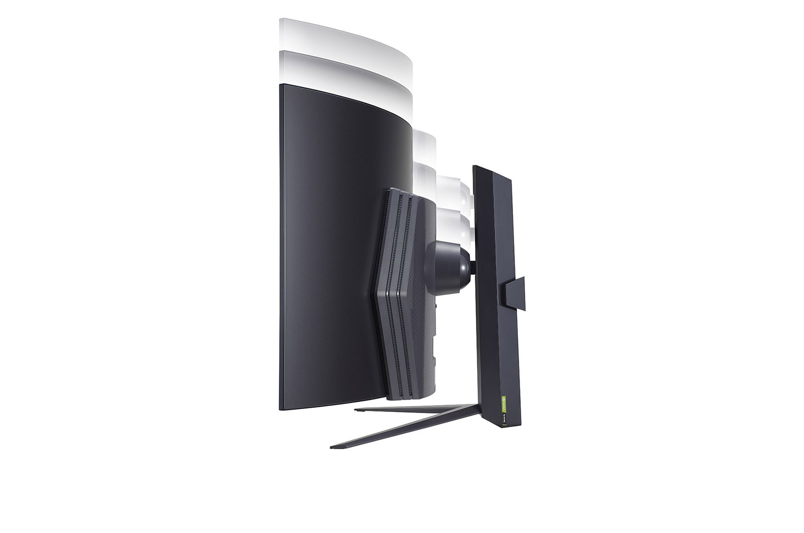 LG 45'' UltraGear? OLED Curved Gaming Monitor WQHD with 240Hz Refresh Rate 0.03ms (GtG) Response Time, 45GR95QE-B
