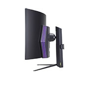 LG 45'' UltraGear? OLED Curved Gaming Monitor WQHD with 240Hz Refresh Rate 0.03ms (GtG) Response Time, 45GR95QE-B