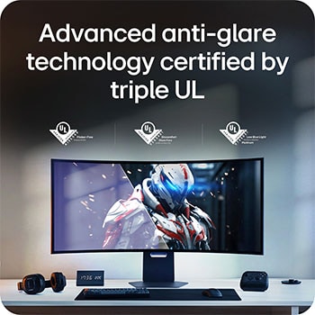 Anti-glare technology certified by triple UL