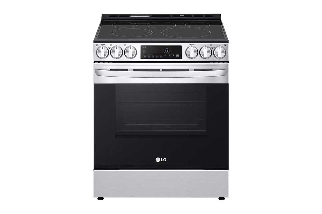 LG 6.3 cu ft. Smart Wi-Fi Enabled Fan Convection Electric Slide-in Range with Air Fry & EasyClean?, Stainless Steel, LSEL6333F