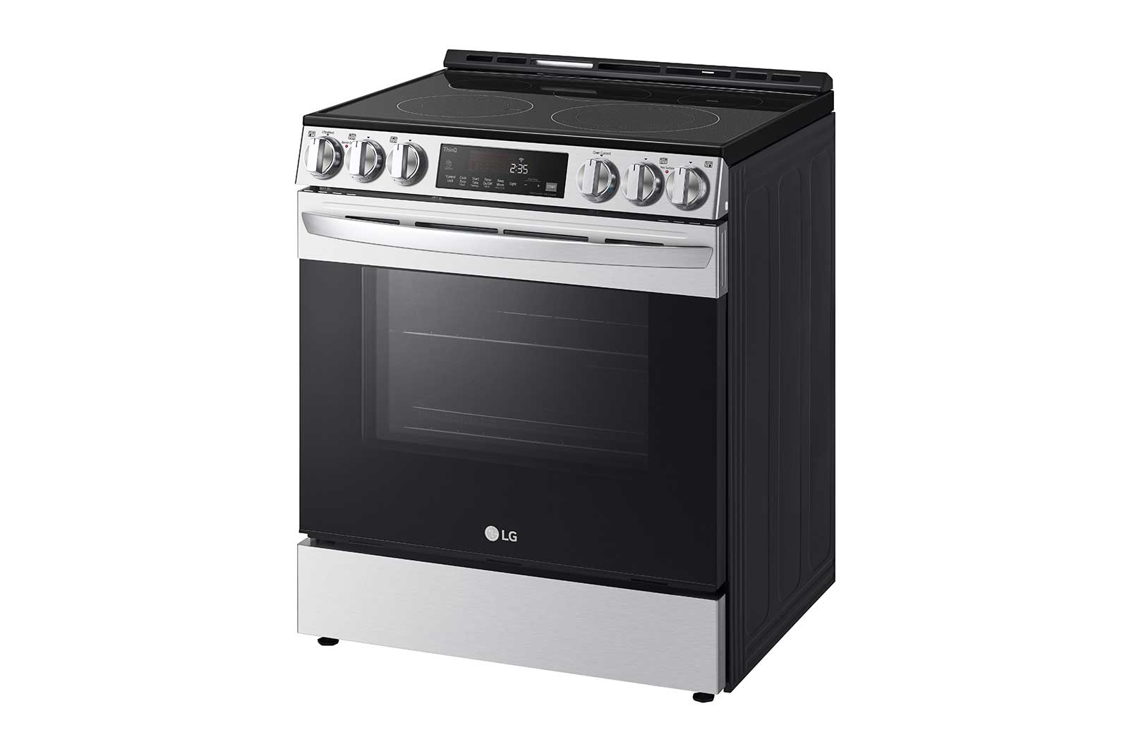 LG 6.3 cu ft. Smart Wi-Fi Enabled Fan Convection Electric Slide-in Range with Air Fry & EasyClean?, Stainless Steel, LSEL6333F