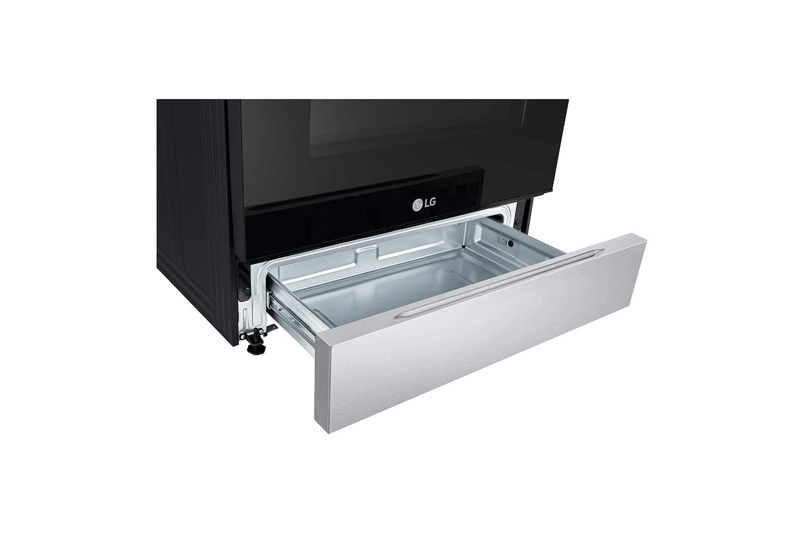 LG 6.3 cu ft. Smart Wi-Fi Enabled Fan Convection Electric Slide-in Range with Air Fry & EasyClean?, Stainless Steel, LSEL6333F