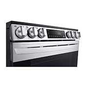 LG 6.3 cu ft. Smart Wi-Fi Enabled Fan Convection Electric Slide-in Range with Air Fry & EasyClean?, Stainless Steel, LSEL6333F