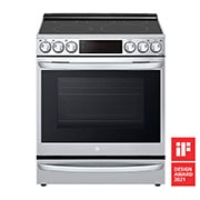 LG 6.3 cu ft. Smart Wi-Fi Enabled ProBake Convection? InstaView? Electric Slide-in Range with Air Sous Vide and Air Fry, LSEL6337F