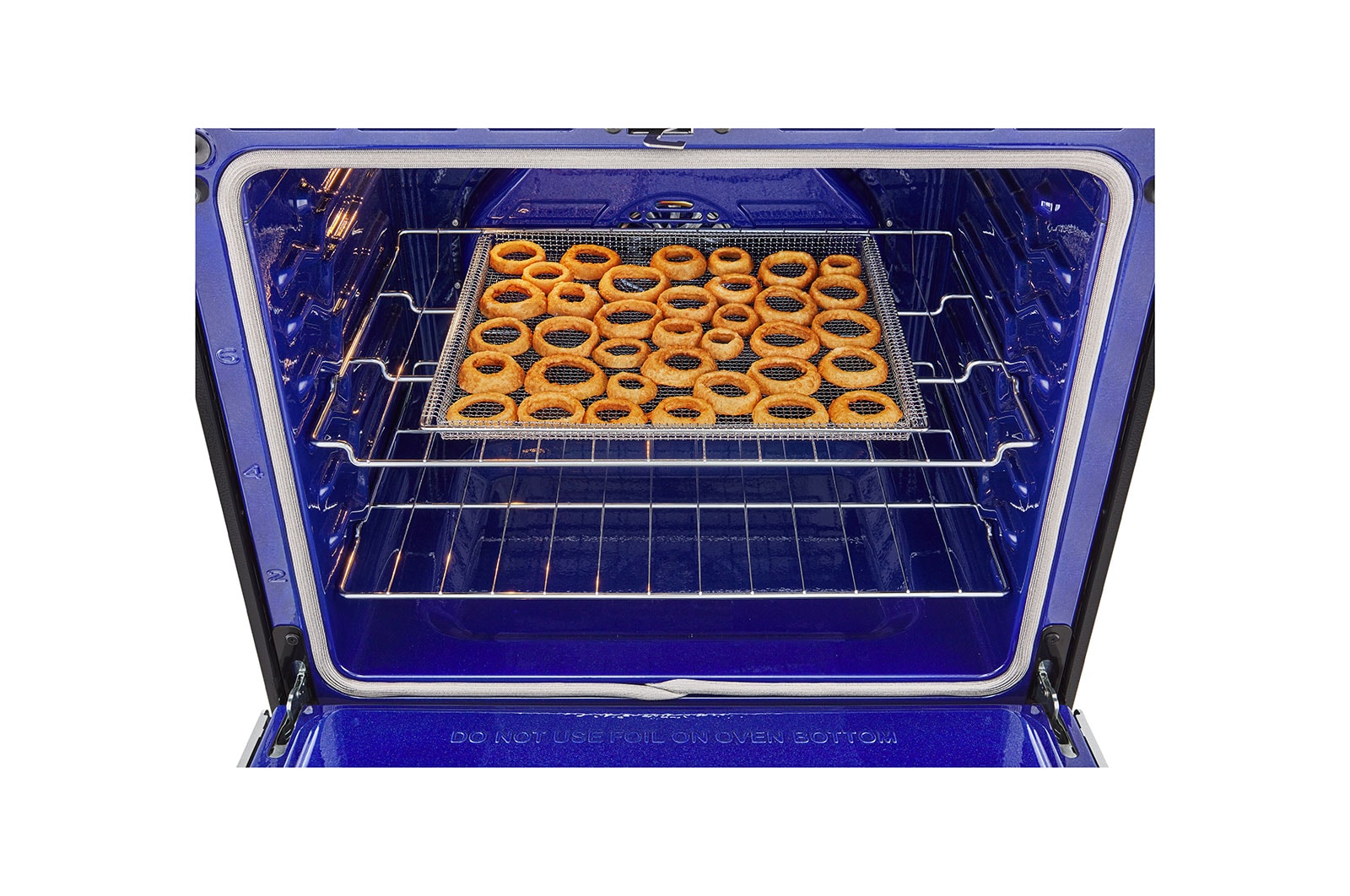 LG 6.3 cu ft. Smart Wi-Fi Enabled ProBake Convection? InstaView? Gas Slide-in Range with Air Fry, LSGL6335F