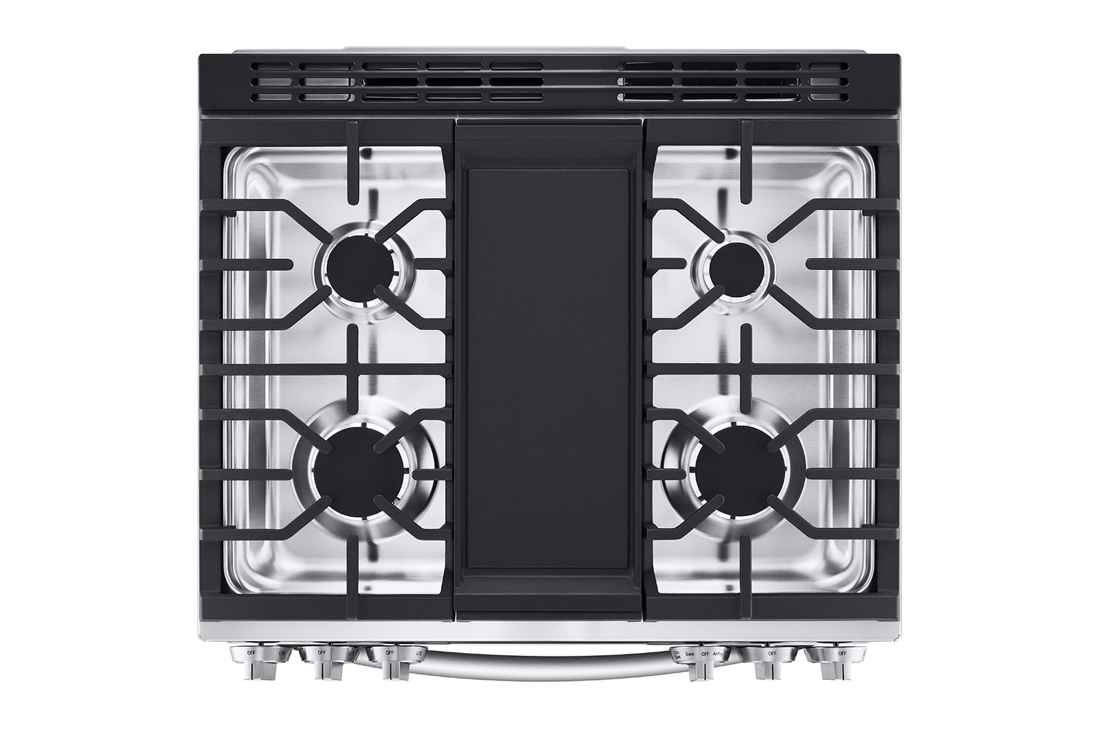 LG 6.3 cu ft. Smart Wi-Fi Enabled ProBake Convection? InstaView? Gas Slide-in Range with Air Fry, LSGL6335F