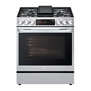 LG 6.3 cu ft. Smart Wi-Fi Enabled ProBake Convection? InstaView? Gas Slide-in Range with Air Fry, LSGL6335F