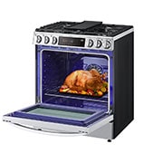 LG 6.3 cu ft. Smart Wi-Fi Enabled ProBake Convection? InstaView? Gas Slide-in Range with Air Fry, LSGL6335F