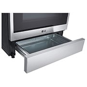 LG 6.3 cu ft. Smart Wi-Fi Enabled ProBake Convection? InstaView? Gas Slide-in Range with Air Fry, LSGL6335F