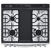 LG 6.3 cu ft. Smart Wi-Fi Enabled ProBake Convection? InstaView? Gas Slide-in Range with Air Fry, LSGL6335F