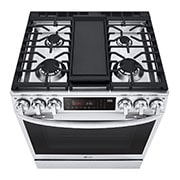 LG 6.3 cu ft. Smart Wi-Fi Enabled ProBake Convection? InstaView? Gas Slide-in Range with Air Fry, LSGL6335F