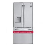 LG 30" French Door Refrigerator with Smart Cooling System, 22 cu. Ft., LFD22716ST