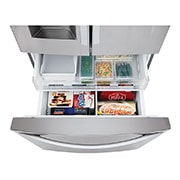 LG 36'' Smudge Resistant Refrigerator with ThinQ? Technology and Dual Ice Makers, LFXS26973S