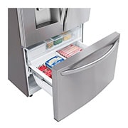 LG 36'' Smudge Resistant Refrigerator with ThinQ? Technology and Dual Ice Makers, LFXS26973S