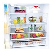LG 36'' Smudge Resistant Refrigerator with ThinQ? Technology and Dual Ice Makers, LFXS26973S