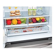 LG 36'' Smudge Resistant Refrigerator with ThinQ? Technology and Dual Ice Makers, LFXS26973S