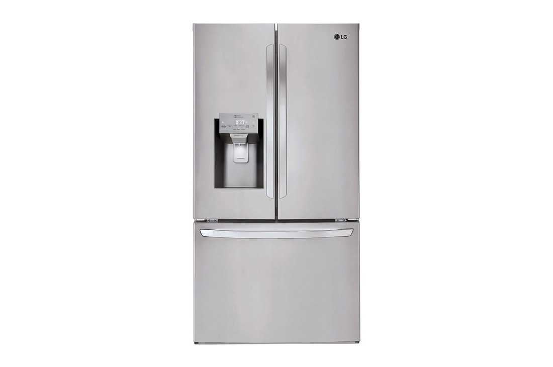 LG 36'' Smudge Resistant Refrigerator with ThinQ? Technology and Dual Ice Makers, LFXS26973S