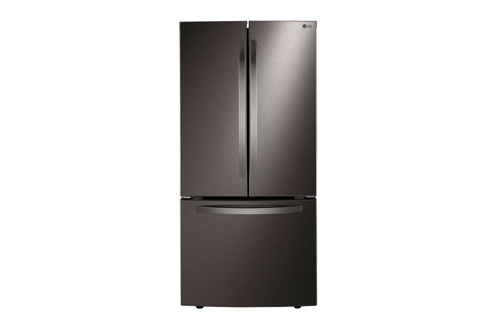 Front view of 33&#39;&#39; Smudge Resistant French Door Refrigerator with Smart Cooling? Plus LRFCS2503D