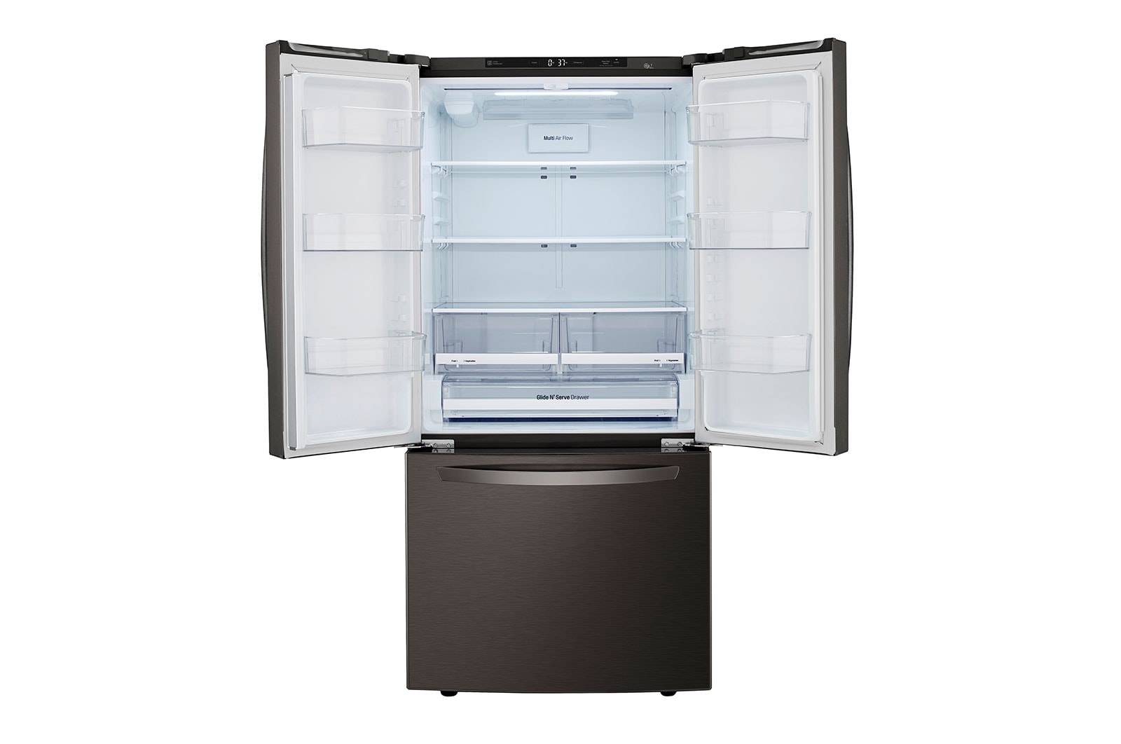 LG 33'' Smudge Resistant French Door Refrigerator with Smart Cooling? Plus, LRFCS2503D