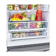 LG 24 cu. ft. Smart InstaView? Refrigerator with Craft Ice? Maker, LRFVS2503S