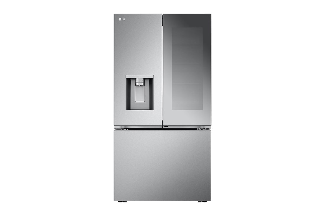 LG 26 cu. ft. Smart Mirror InstaView? Counter-Depth MAX? French Door Refrigerator with Four Types of Craft Ice?, LRYKC2606S