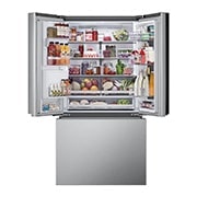 LG 26 cu. ft. Smart Mirror InstaView? Counter-Depth MAX? French Door Refrigerator with Four Types of Craft Ice?, LRYKC2606S