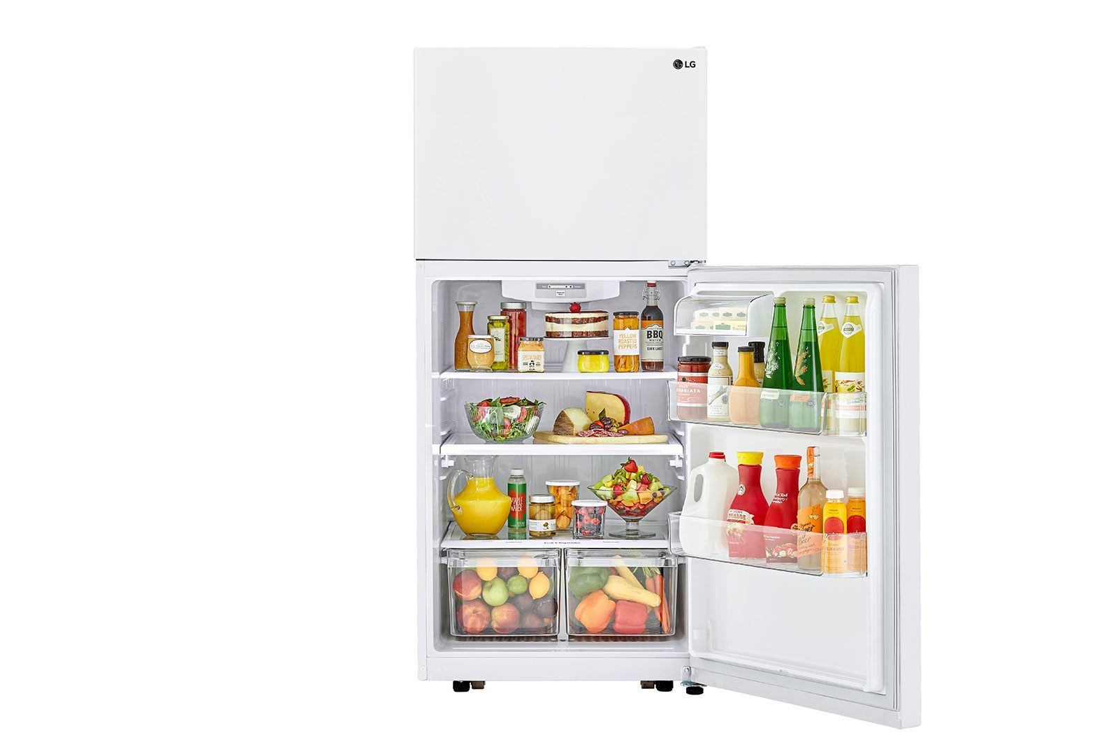 LG 30” Top Mount Refrigerator, 20 cu.ft., LTCS20020W