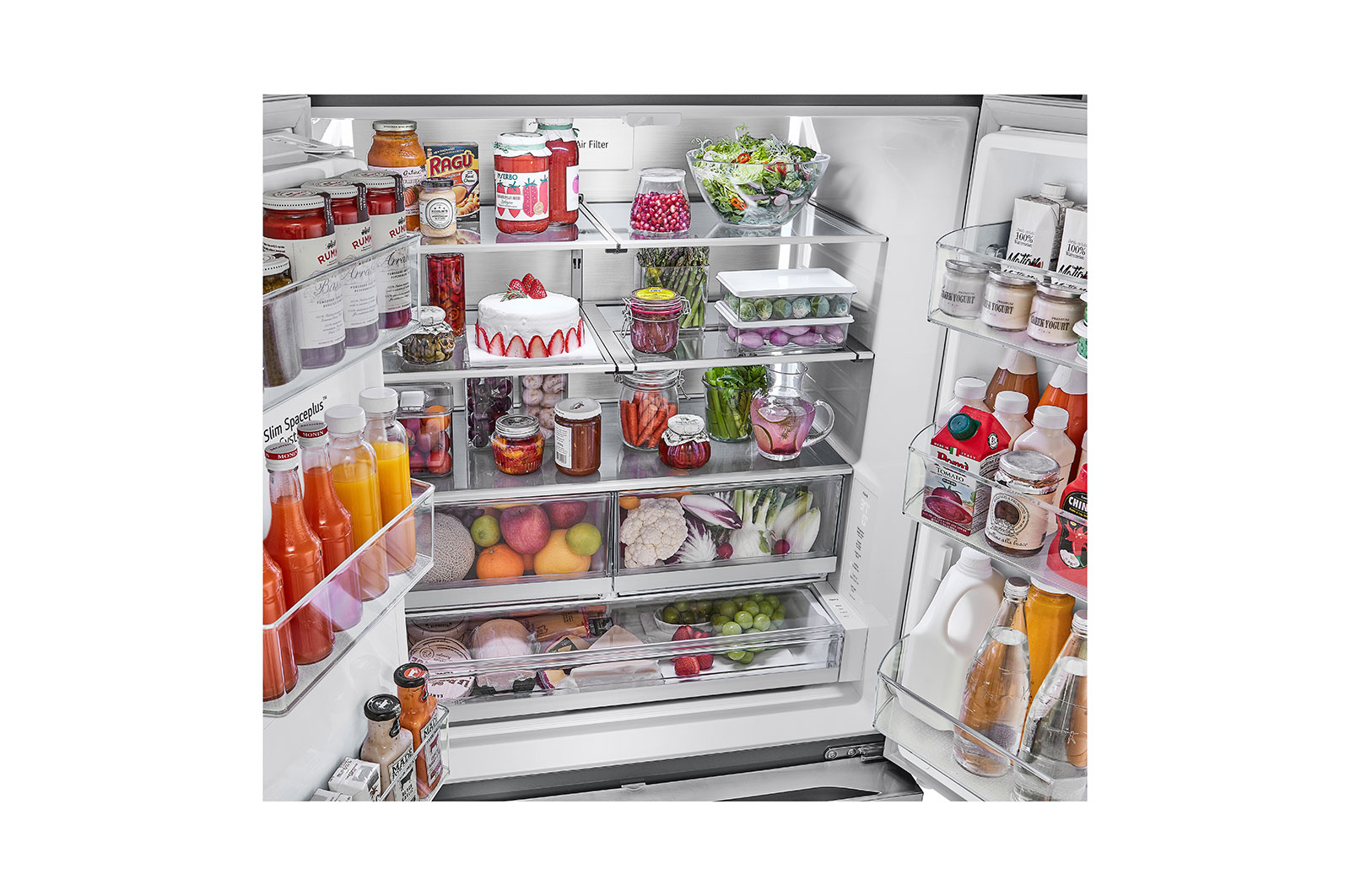 LG 26 cu. ft. Counter-Depth MAX<sup>? </sup>French Door Refrigerator with Four Types of Ice, LRYXC2606S