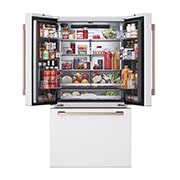 LG STUDIO 27 cu. ft. French 3-Door Counter-Depth MAX? Refrigerator with Internal Water Dispenser, SRFB27W3