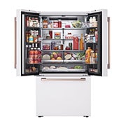 LG STUDIO 27 cu. ft. French 3-Door Counter-Depth MAX? Refrigerator with Internal Water Dispenser, SRFB27W3