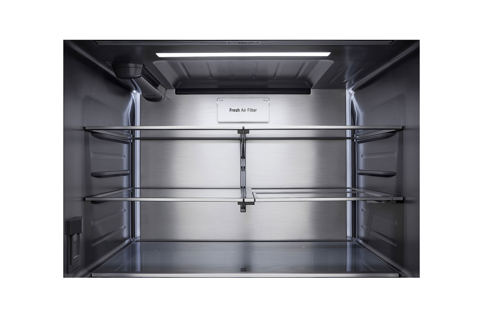 LG STUDIO 27 cu. ft. French 3-Door Counter-Depth MAX? Refrigerator with Internal Water Dispenser, SRFB27W3